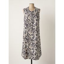 SIGNATURE - Robe mi-longue bleu en lin - Femme - Taille 40 - Modz