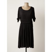 MD'M - Robe mi-longue noir en polyester - Femme - Taille 36 - Modz