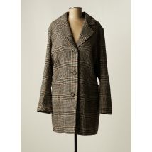JENSEN - Manteau long noir en polyester - Femme - Taille 42 - Modz