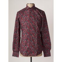 VICOMTE ARTHUR - Chemise manches longues rouge en coton - Homme - Taille S - Modz