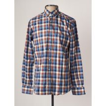 FYNCH-HATTON - Chemise manches longues bleu en coton - Homme - Taille S - Modz
