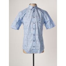 FYNCH-HATTON - Chemise manches longues bleu en coton - Homme - Taille S - Modz