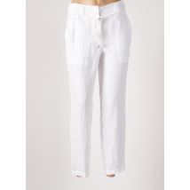 CECIL - Pantalon droit blanc en lin - Femme - Taille TU - Modz