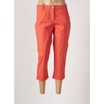 BASTINGAGE - Pantacourt orange en coton - Femme - Taille 38 - Modz