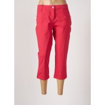 BASTINGAGE - Pantacourt rouge en coton - Femme - Taille 36 - Modz