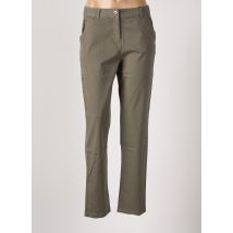 ESPRIT DE LA MER - Pantalon slim vert en coton - Femme - Taille 38 - Modz