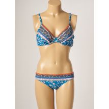 OLYMPIA - Maillot de bain 2 pièces bleu en polyamide - Femme - Taille TU - Modz