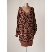 JUS D'ORANGE - Robe pull marron en acrylique pour femme - Taille 40 - Modz