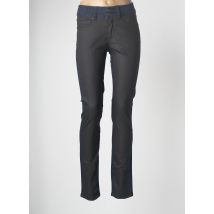 IMITZ - Pantalon slim noir en coton - Femme - Taille 38 - Modz