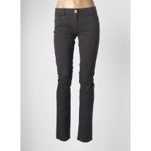 NOT THE SAME - Pantalon slim noir en coton - Femme - Taille 34 - Modz