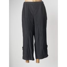 HETEROCLITE - Pantalon 7/8 gris en coton - Femme - Taille 42 - Modz