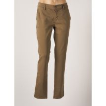 VOTRE NOM - Pantalon chino vert en coton - Femme - Taille 42 - Modz