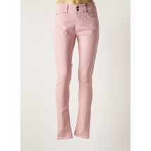 IMITZ - Pantalon slim rose en coton - Femme - Taille 36 - Modz