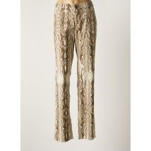 BRUNO SAINT HILAIRE - Pantalon droit beige en lin - Femme - Taille 48 - Modz