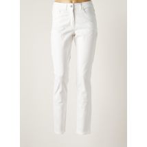 BASLER - Pantalon slim blanc en coton - Femme - Taille 38 - Modz