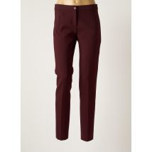 BRUNO SAINT HILAIRE - Pantalon chino rouge en polyester - Femme - Taille 38 - Modz