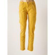 VOTRE NOM - Pantalon slim jaune en coton - Femme - Taille 46 - Modz