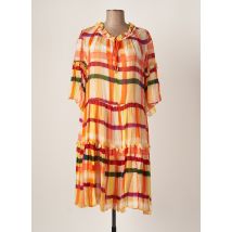 TRICOT CHIC - Robe mi-longue orange en polyester - Femme - Taille 40 - Modz