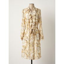 TRAMONTANA - Robe mi-longue beige en polyester pour femme - Taille 40 - Modz