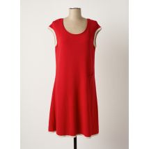 ROYALMER - Robe pull rouge en merinos - Femme - Taille 40 - Modz