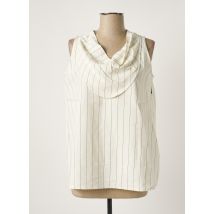 POISSONS BLANCS - Top blanc en viscose - Femme - Taille 40 - Modz