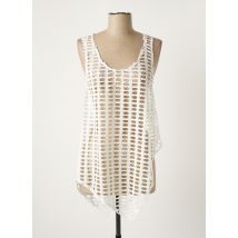 POISSONS BLANCS - Top blanc en polyester - Femme - Taille 40 - Modz