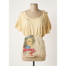 SWEATERHOUSE - Top beige en coton - Femme - Taille 40 - Modz