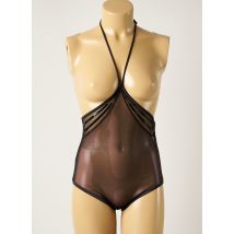 IMPLICITE - Body lingerie noir en polyester - Femme - Taille 38 - Modz