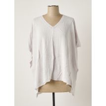 POLES - Poncho gris en viscose - Femme - Taille 36 - Modz