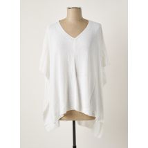 POLES - Poncho blanc en viscose - Femme - Taille 36 - Modz