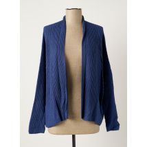POLES - Gilet manches longues bleu en viscose - Femme - Taille 38 - Modz