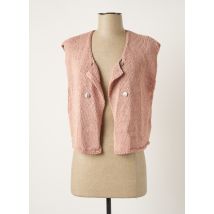 POLES - Gilet sans manche rose en viscose - Femme - Taille 36 - Modz