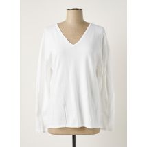 MONTAGUT - Pull blanc en coton pour femme - Taille 46 - Modz