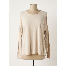 POLES - Pull beige en viscose - Femme - Taille 40 - Modz