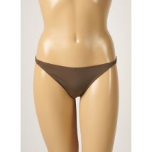 AUBADE - Bas de maillot de bain marron en polyamide - Femme - Taille 38 - Modz