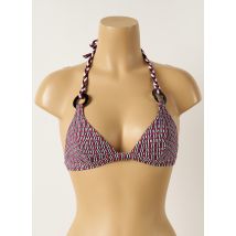 MAISON LEJABY - Haut de maillot de bain rouge en polyamide - Femme - Taille 38 - Modz