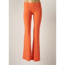WOW BIKINI - Pantalon flare orange en polyester - Femme - Taille 38 - Modz