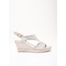 LA MAISON DE L'ESPADRILLE - Espadrilles gris en autre matiere - Femme - Taille 40 - Modz