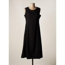 DOLCEZZA - Robe mi-longue noir en coton - Femme - Taille 36 - Modz