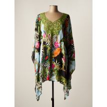 LAFTY LIE - Poncho vert en viscose - Femme - Taille 38 - Modz