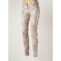 SPORTALM - Pantalon slim beige en lyocell - Femme - Taille 38 - Modz