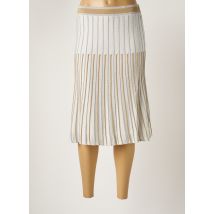 JEI'S BY LETIZIA DENARO - Jupe mi-longue gris en viscose - Femme - Taille 38 - Modz