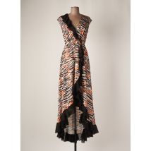 RELISH - Robe longue marron en polyester - Femme - Taille 34 - Modz