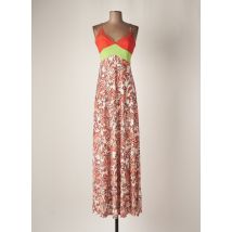 RELISH - Robe longue marron en polyester - Femme - Taille 38 - Modz