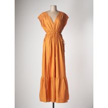 MÊME ROAD - Robe longue marron en coton - Femme - Taille 38 - Modz