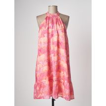 MOLLY BRACKEN - Robe mi-longue rose en polyester pour femme - Taille 40 - Modz