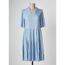 Y.A.S - Robe mi-longue bleu en viscose - Femme - Taille 34 - Modz
