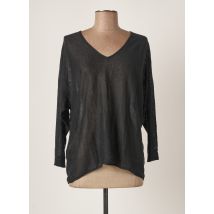 A.POIL - Pull noir en lin - Femme - Taille 34 - Modz