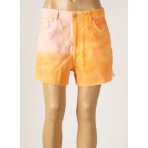 LTB - Short orange en coton pour femme - Taille 40 - Modz