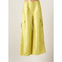 GARCONNE - Pantalon droit vert en polyester - Femme - Taille 38 - Modz